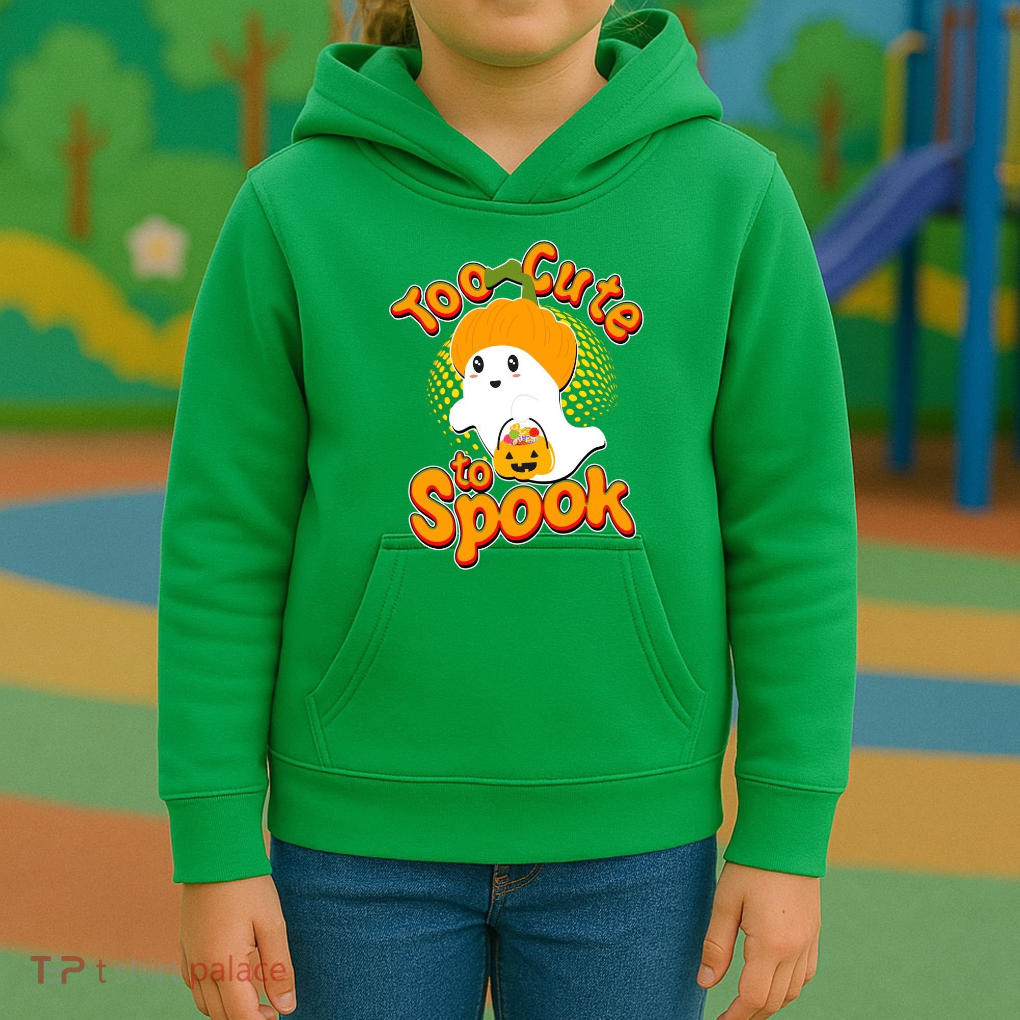 Too Cute To Spook Kids Hoodie