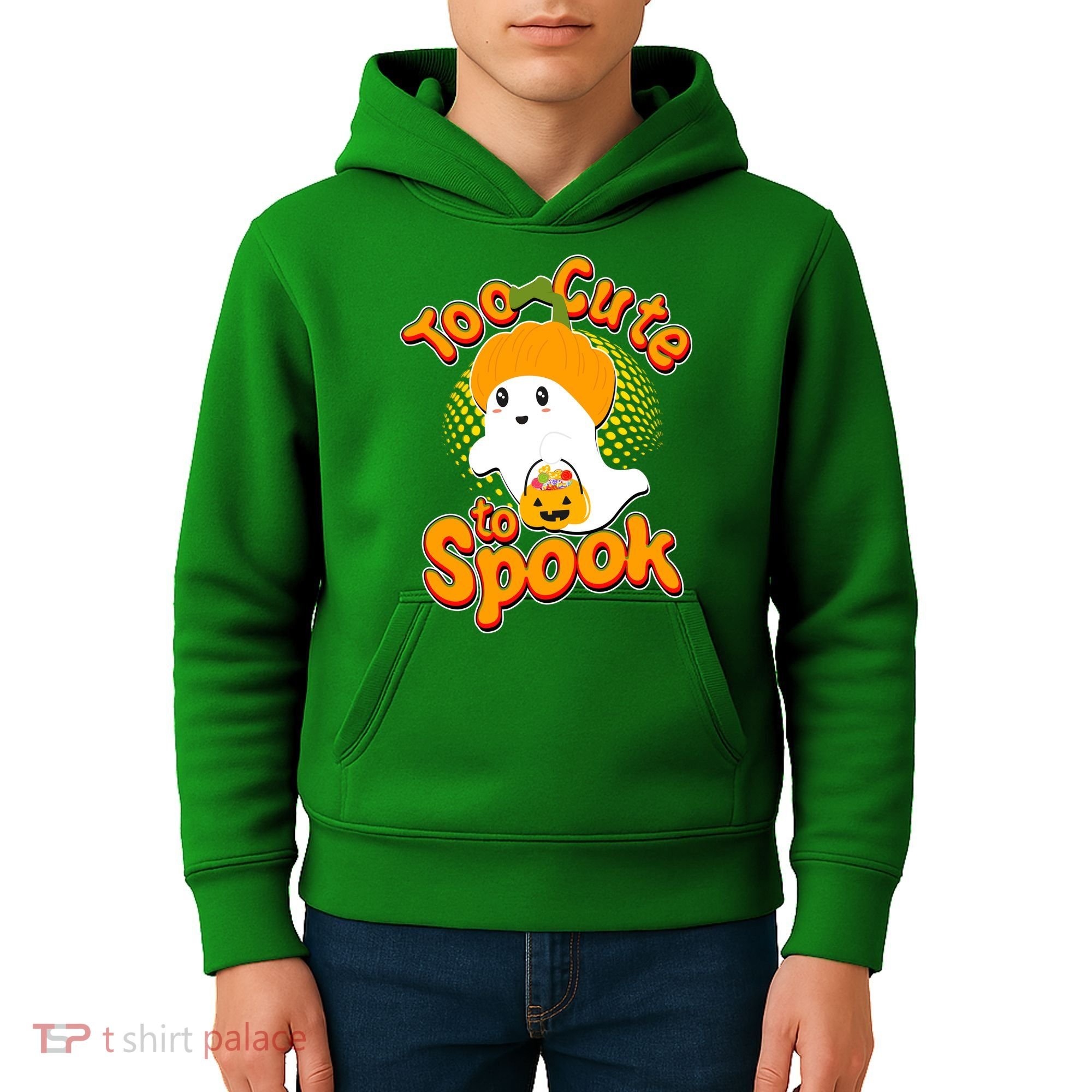Too Cute To Spook Kids Hoodie