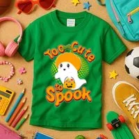 Too Cute To Spook Kids T-Shirt thumb 3