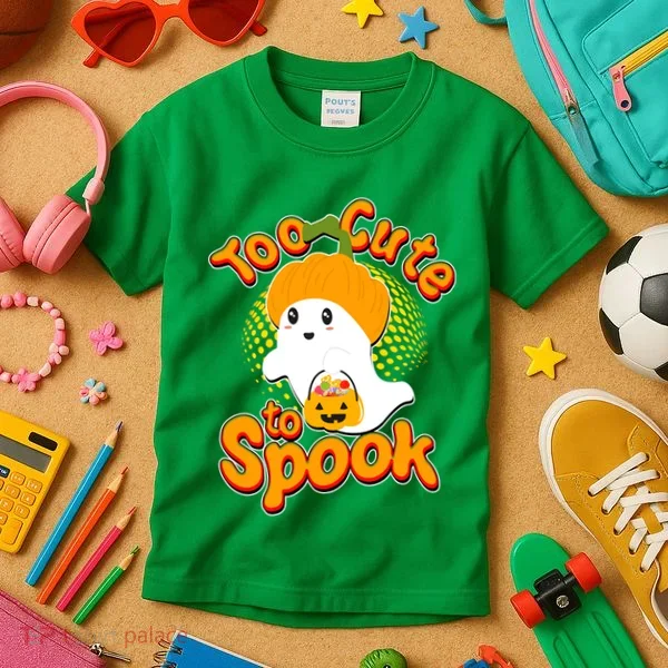 Too Cute To Spook Kids T-Shirt