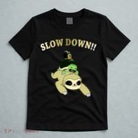 Too Fast Turtle Riding Sloth T-Shirt thumb 5
