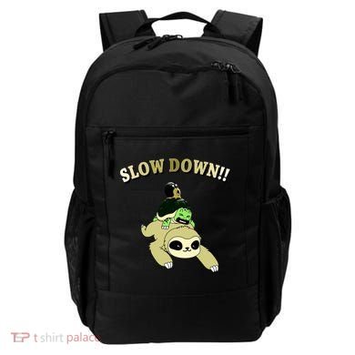 Too Fast Turtle Riding Sloth Backpack