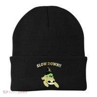 Too Fast Turtle Riding Sloth Beanie thumb 0
