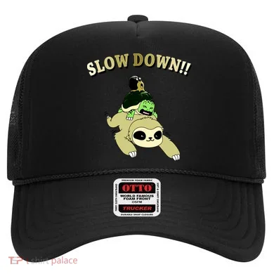 Too Fast Turtle Riding Sloth Hat