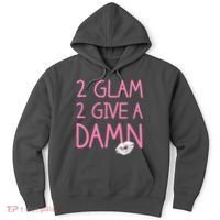 Too Glam To Give A Damn Lipstick Kiss Mark Hoodie thumb 0