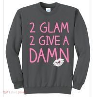 Too Glam To Give A Damn Lipstick Kiss Mark Sweatshirt thumb 0