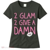 Too Glam To Give A Damn Lipstick Kiss Mark Women's T-Shirt thumb 0