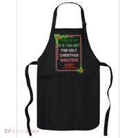 Too Hot For Christmas Sweaters Shirt Apron thumb 0