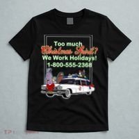 Too Much Christmas Spirit? We Work Holidays! T-Shirt thumb 5