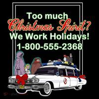 Too Much Christmas Spirit? We Work Holidays! Coaster thumb 2