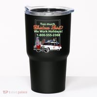 Too Much Christmas Spirit? We Work Holidays! Tumbler thumb 0