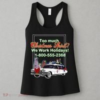 Too Much Christmas Spirit? We Work Holidays! Women's Tank Top thumb 3