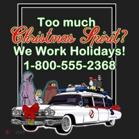 Too Much Christmas Spirit? We Work Holidays! Hat thumb 2