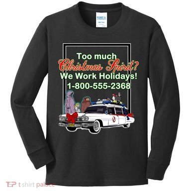 Too Much Christmas Spirit? We Work Holidays! Kids Long Sleeve Shirt