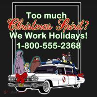 Too Much Christmas Spirit? We Work Holidays! Kids Long Sleeve Shirt thumb 2