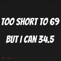 Too Short to 69 But I Can 34.5 Funny Visor thumb 3