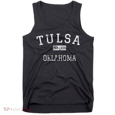 Tulsa Oklahoma OK Vintage Tank Top