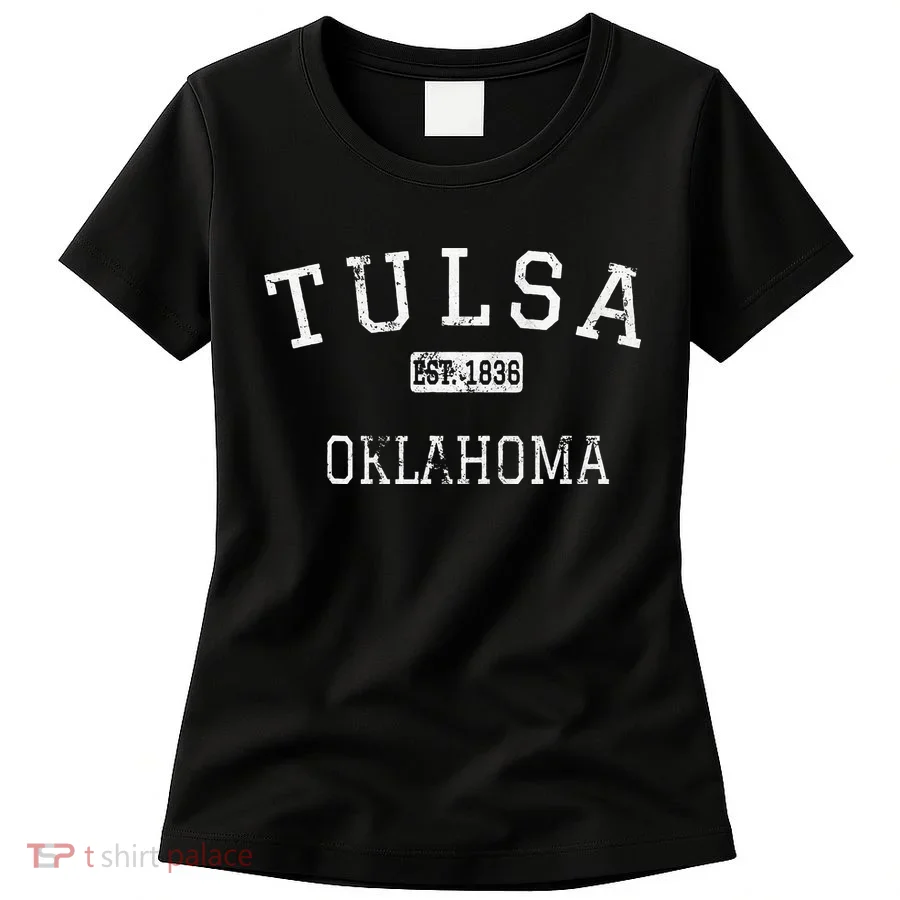 Tulsa Oklahoma OK Vintage Women's T-Shirt
