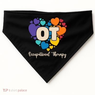 Therapist Ot Occupational Therapy USA-Made Doggie Bandana