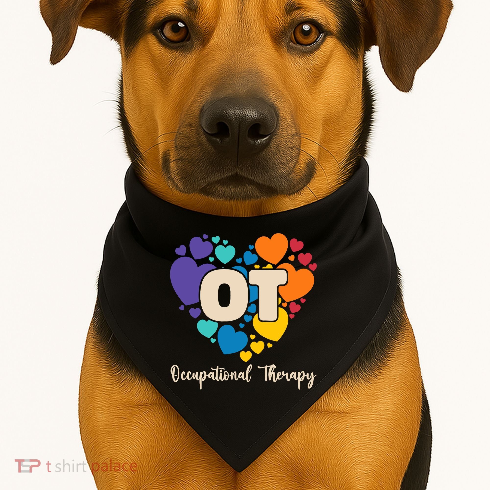 Therapist Ot Occupational Therapy USA-Made Doggie Bandana