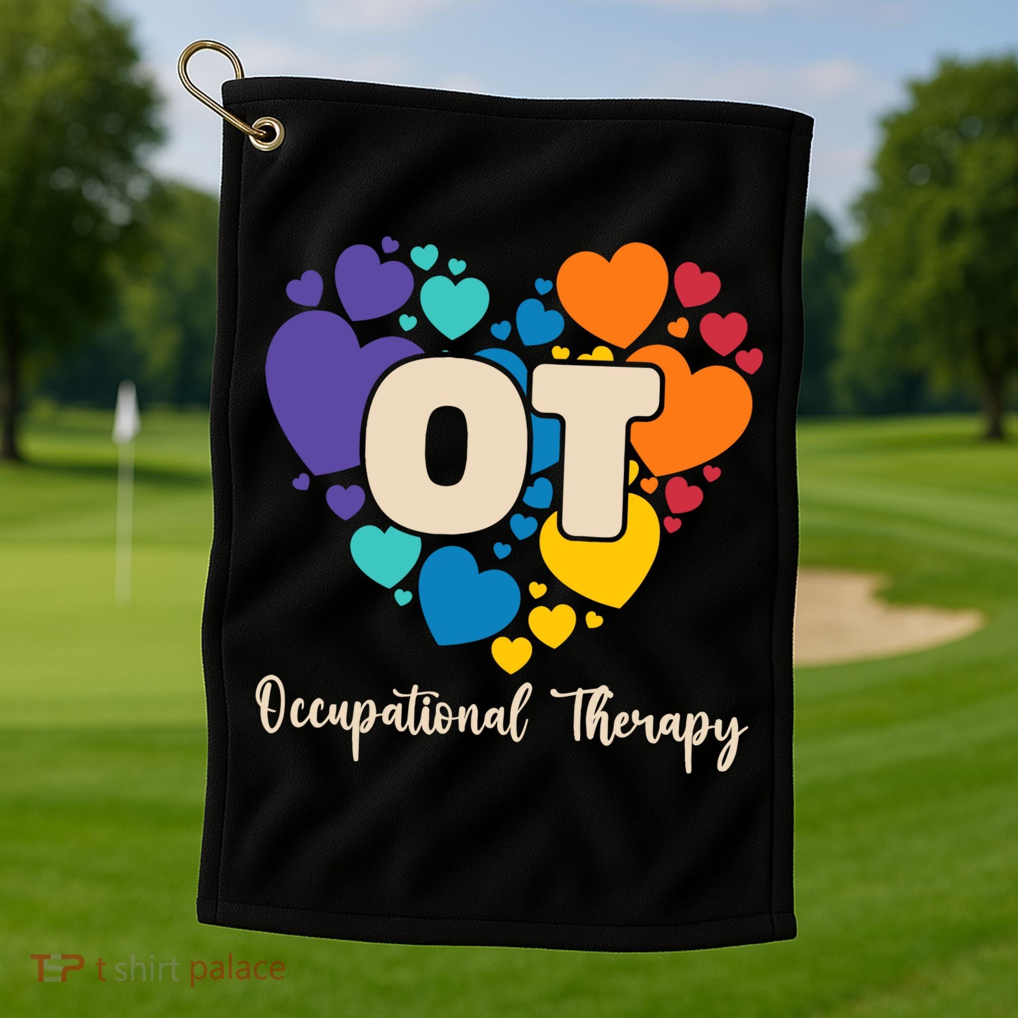 Therapist Ot Occupational Therapy Golf Towel