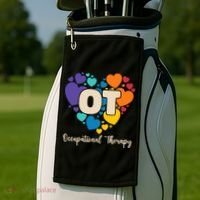 Therapist Ot Occupational Therapy Golf Towel thumb 2