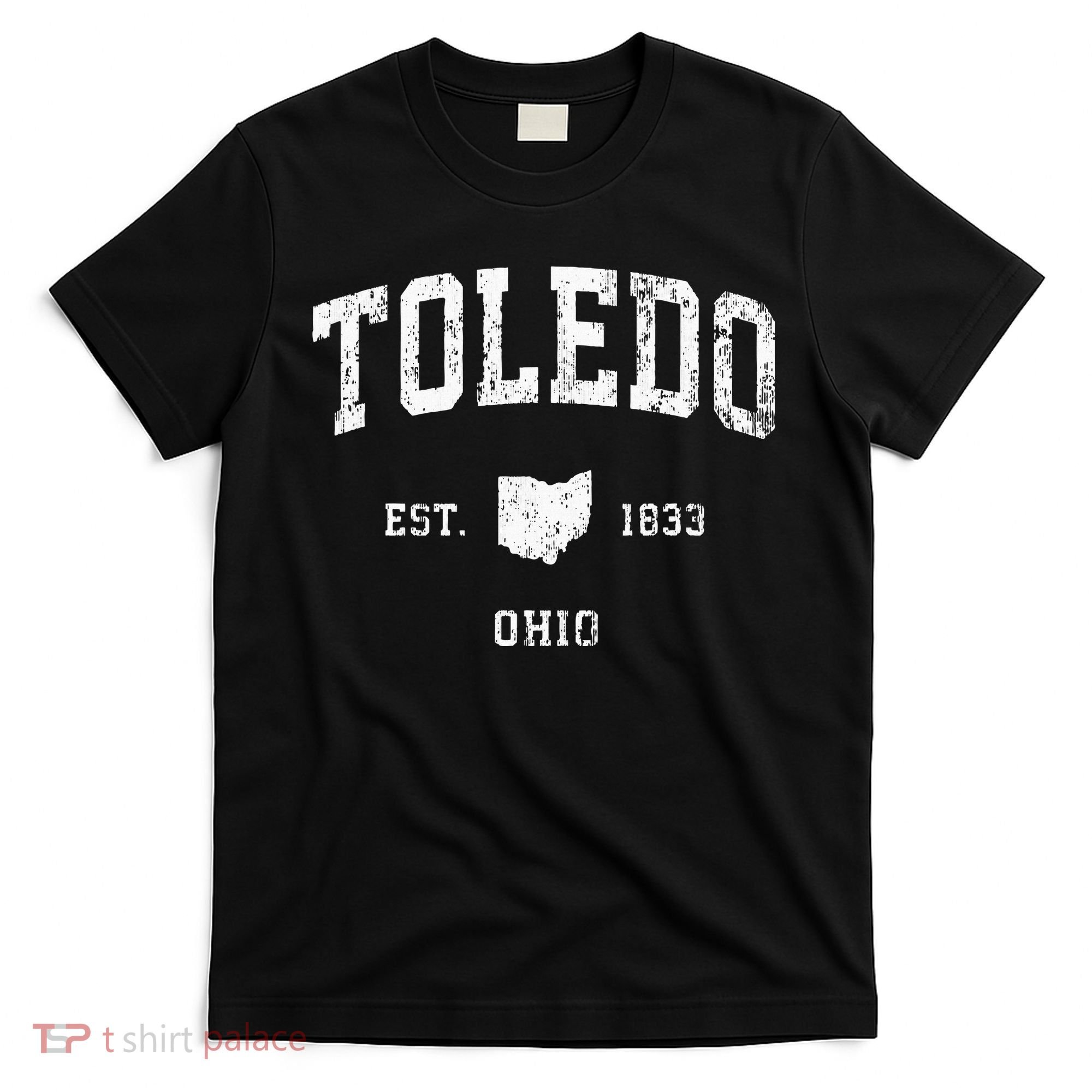 Toledo Ohio Oh Vintage Athletic Sports T-Shirt