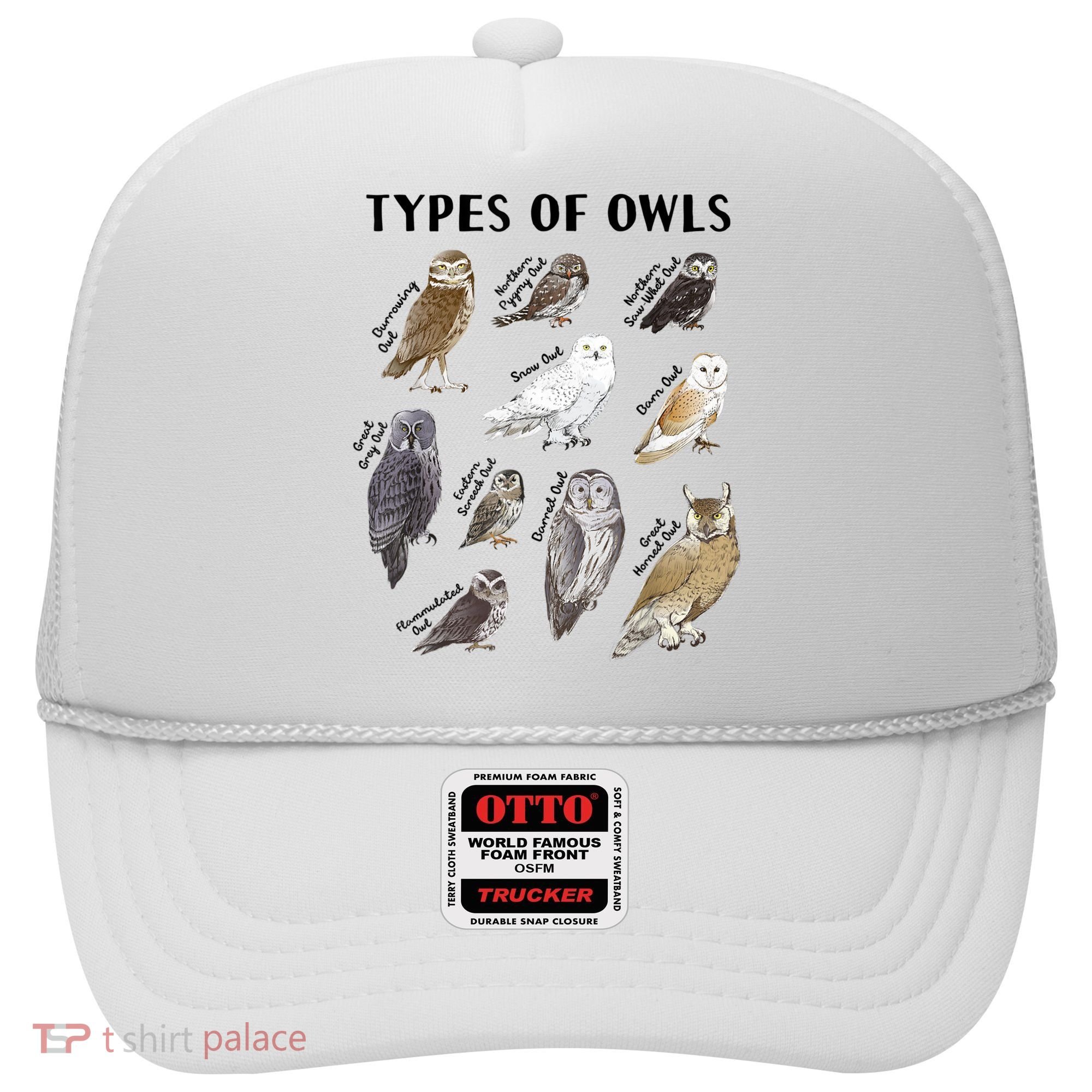 Types Of Owls Educational Collection Cute Owl Lover Hat