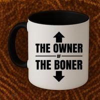 The Owner Of The Boner Funny Coffee Mug thumb 2