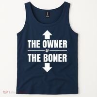 The Owner Of The Boner Funny Tank Top thumb 2