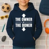 The Owner Of The Boner Funny Kids Hoodie thumb 2