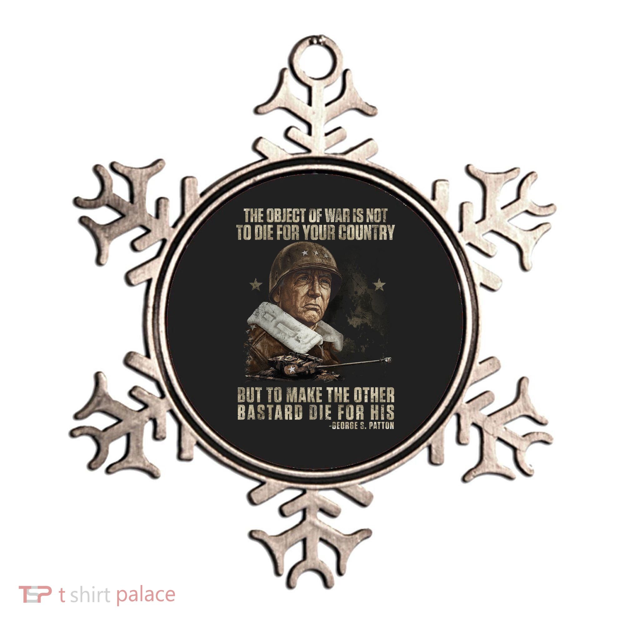 George S Patton Ornament