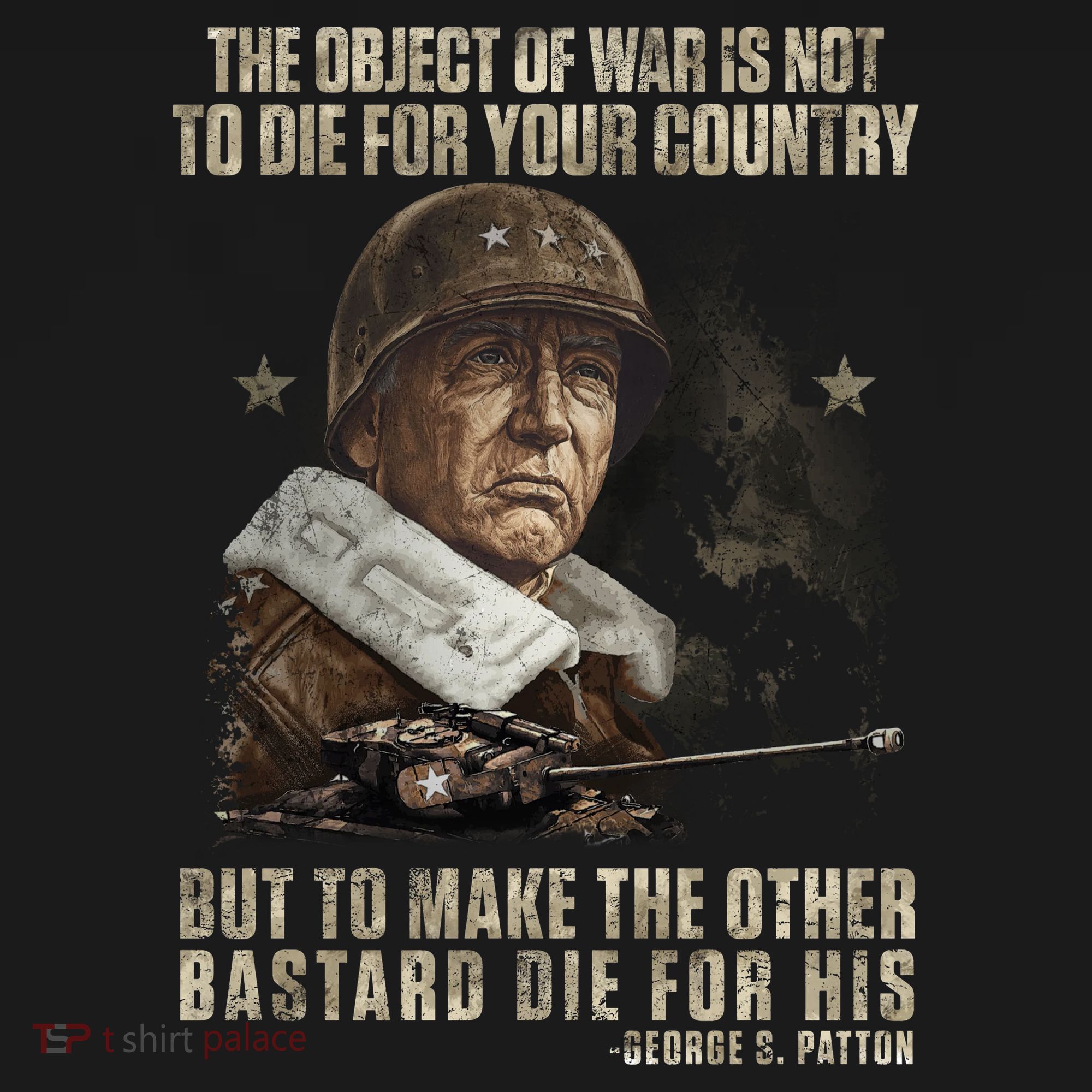 George S Patton Ornament