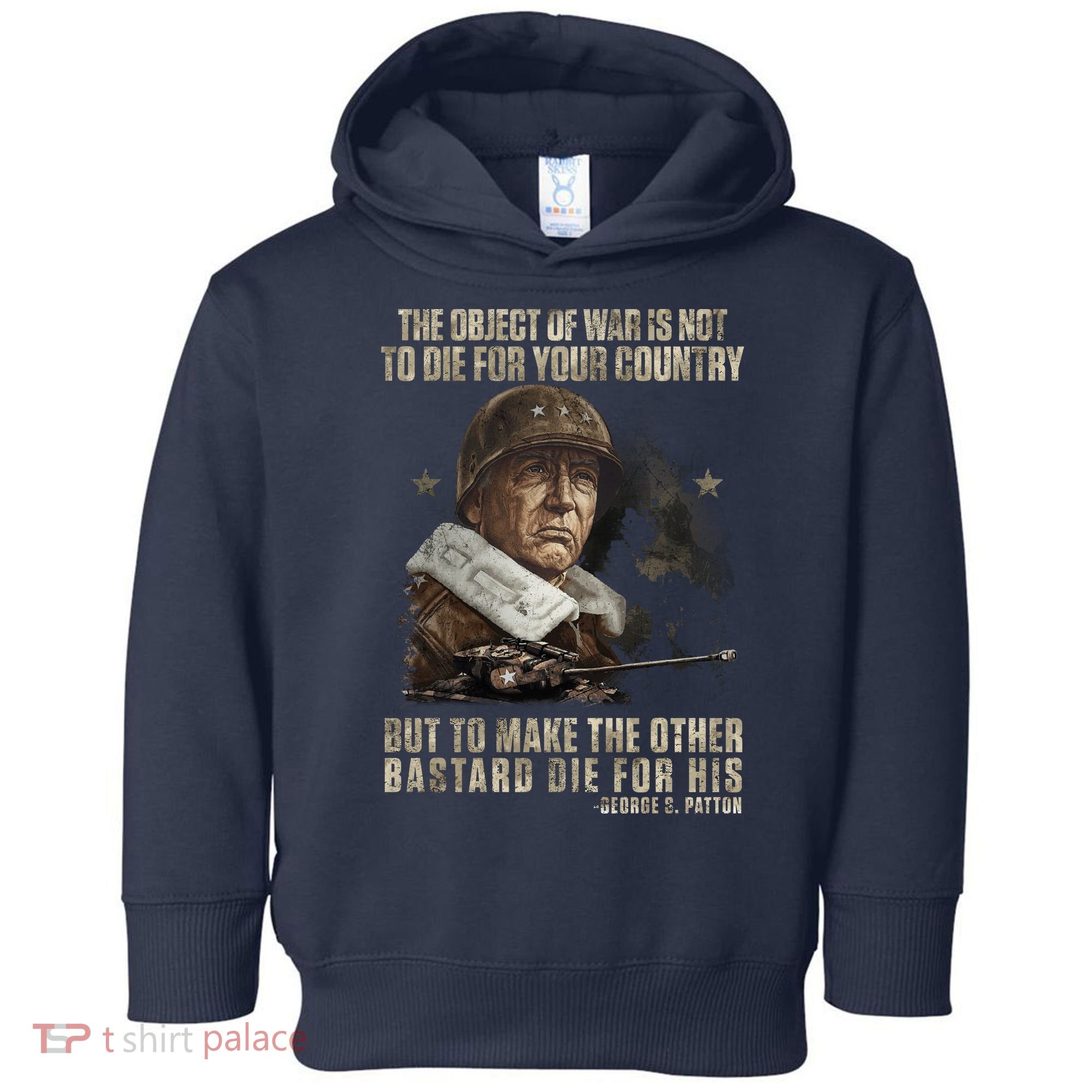 George S Patton Toddler Hoodie