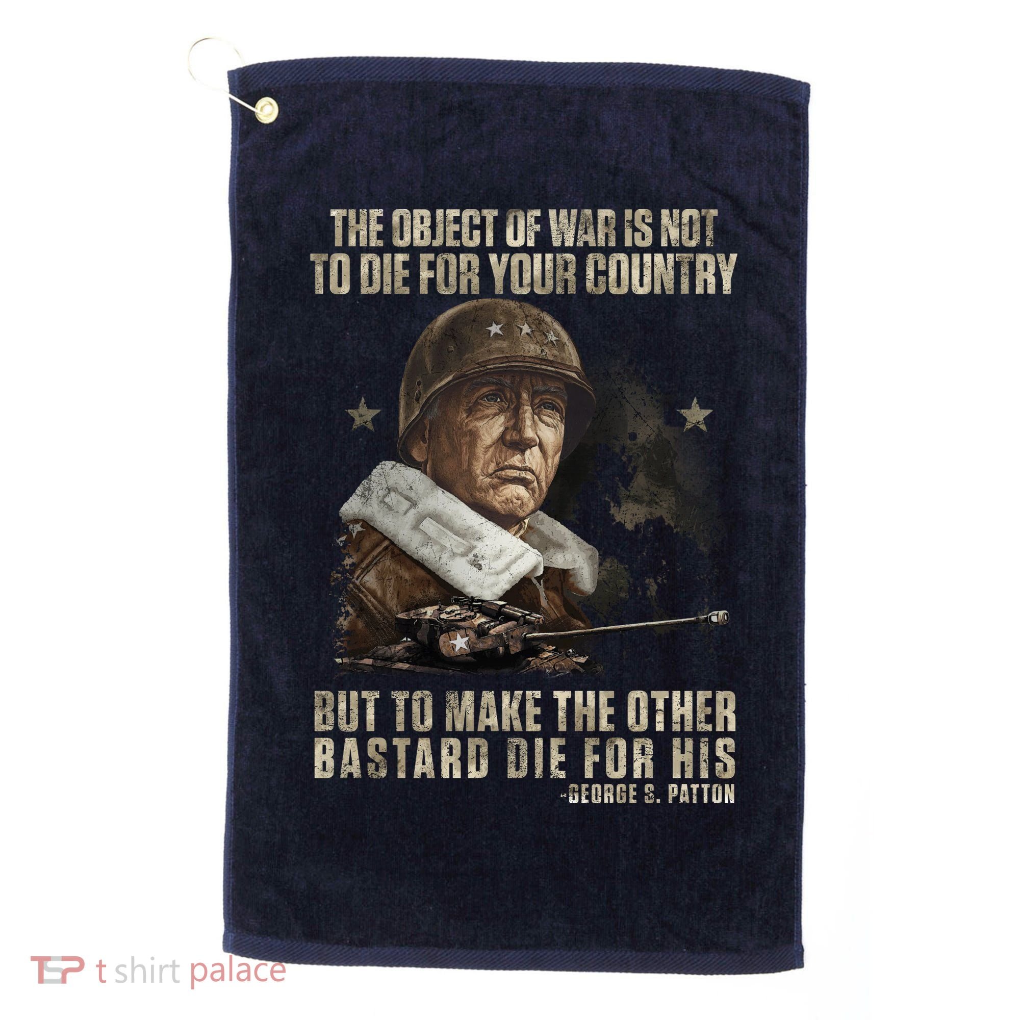 George S Patton Golf Towel