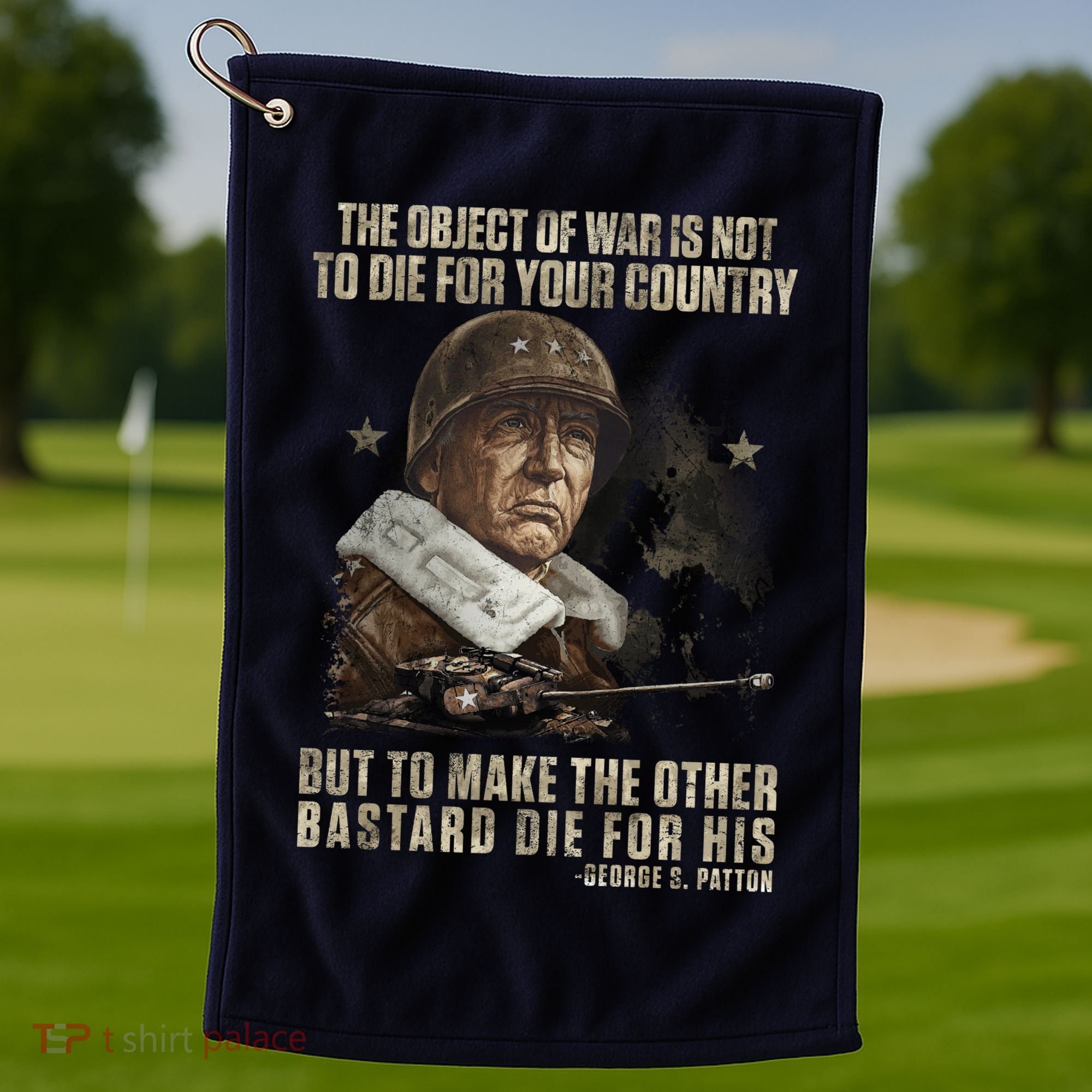 George S Patton Golf Towel