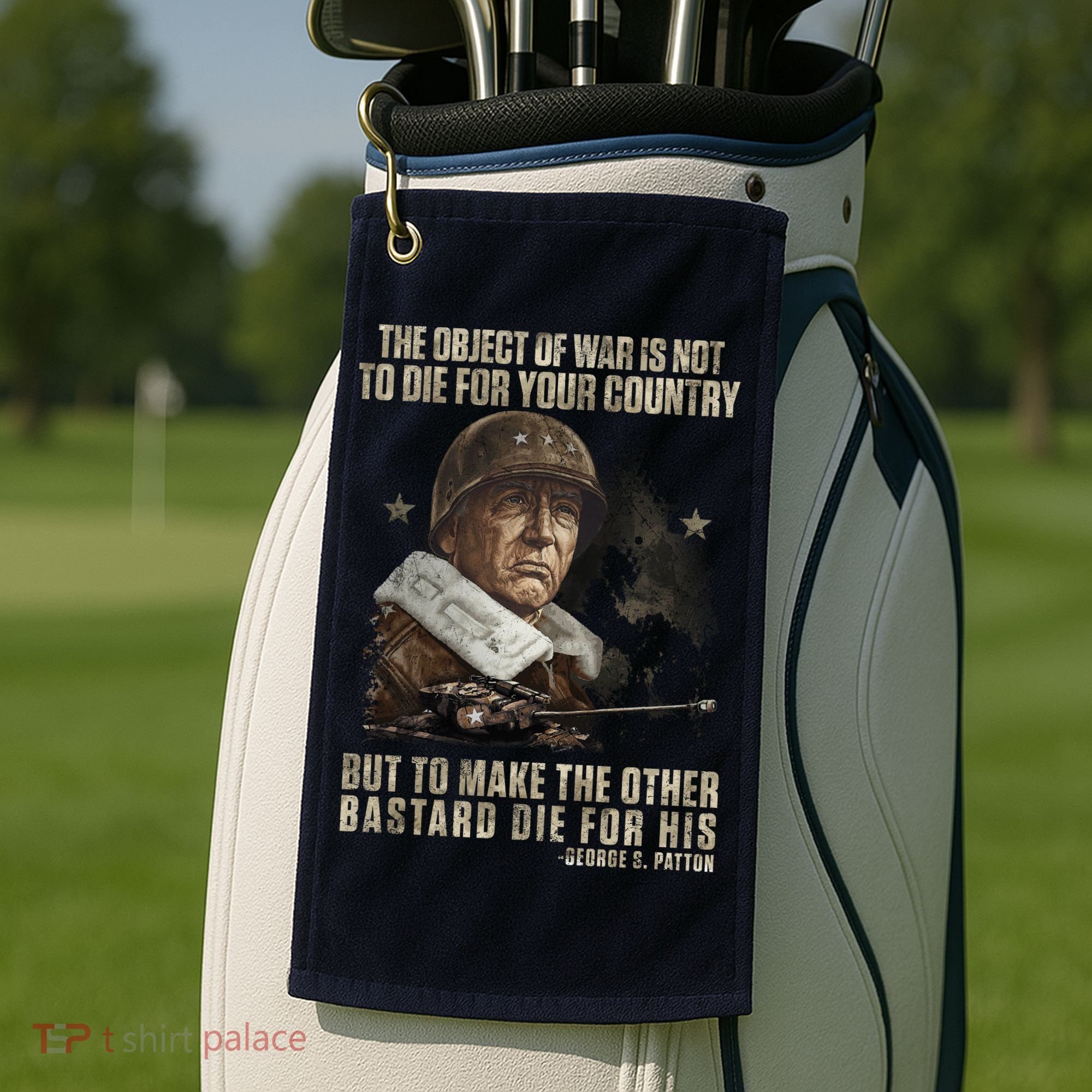 George S Patton Golf Towel