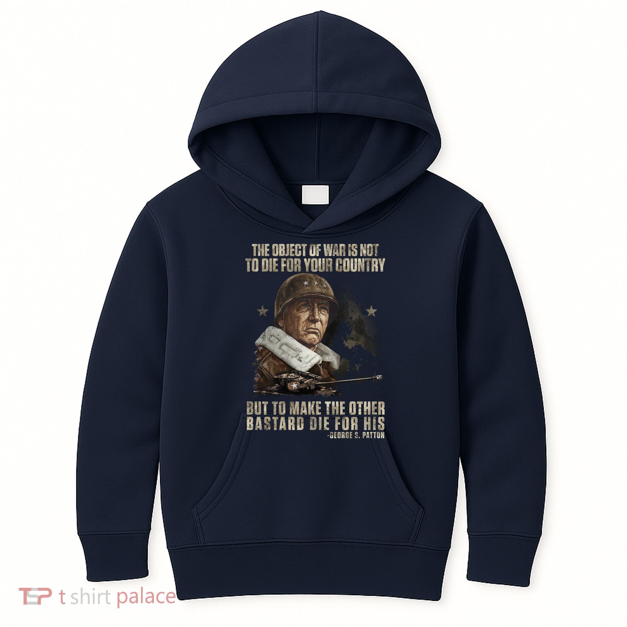 George S Patton Kids Hoodie