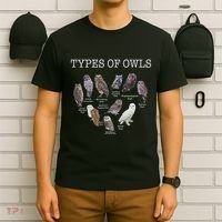 Types Of Owls Educational Cute Owl Lover Gift Women T-Shirt thumb 6
