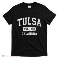 Tulsa Oklahoma Ok Vintage Athletic Sports T-Shirt thumb 0