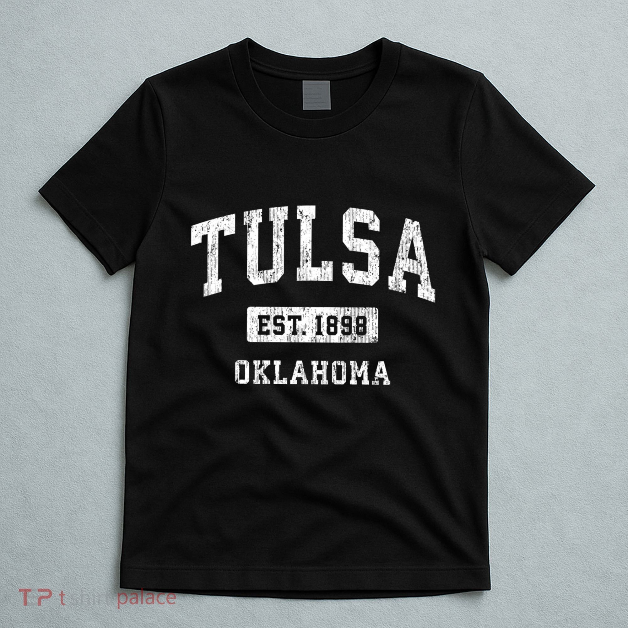 Tulsa Oklahoma Ok Vintage Athletic Sports T-Shirt