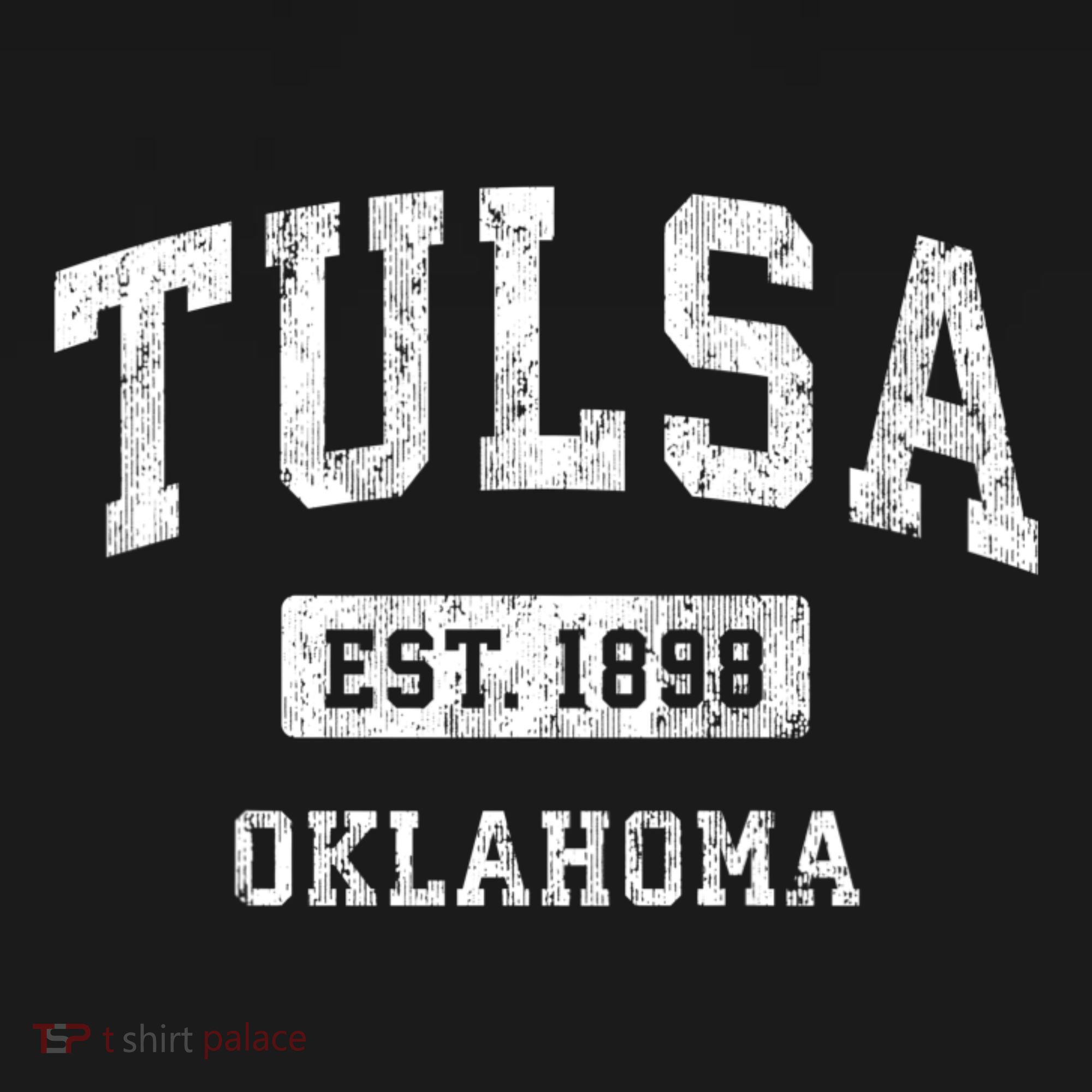 Tulsa Oklahoma Ok Vintage Athletic Sports T-Shirt