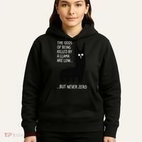 The Odds Of Being Killed By A Llama Are Low But Never Zero Hoodie thumb 5