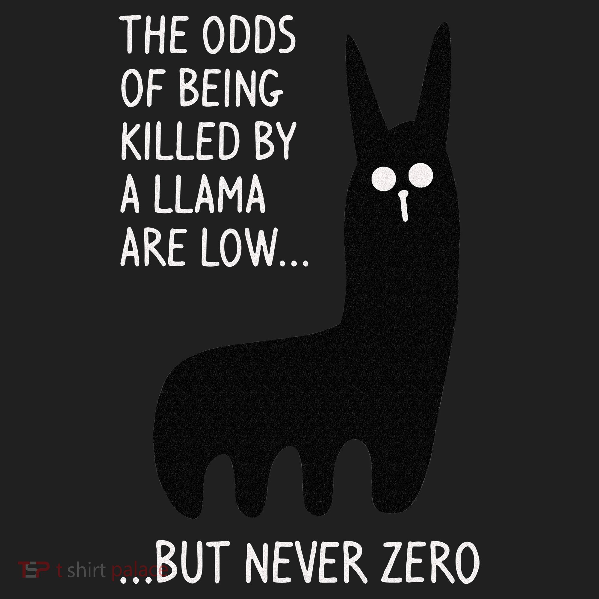 The Odds Of Being Killed By A Llama Are Low But Never Zero Beanie