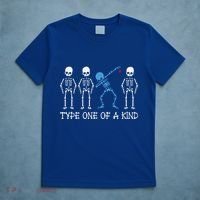 Type One Of A Kind Type 1 Diabetes Awareness Skeleton T-Shirt thumb 5