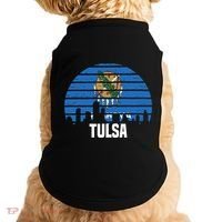 Tulsa Oklahoma Ok Group City Trip Silhouette Flag Doggie Tank thumb 0