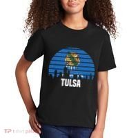 Tulsa Oklahoma Ok Group City Trip Silhouette Flag Kids T-Shirt thumb 2