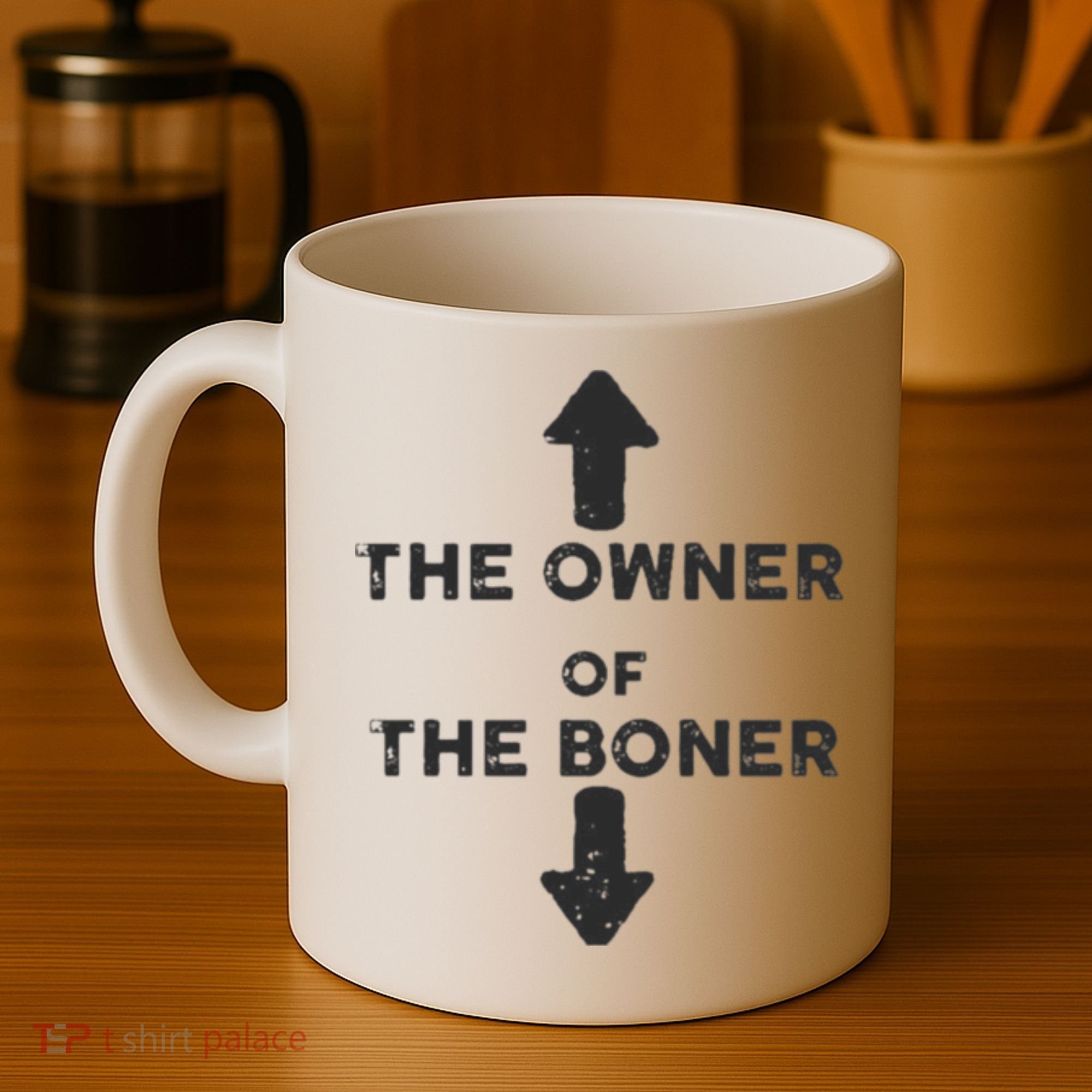 The Owner Of The Boner Coffee Mug