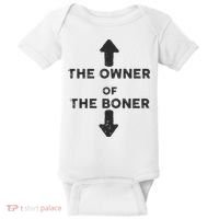 The Owner Of The Boner Baby Bodysuit thumb 0