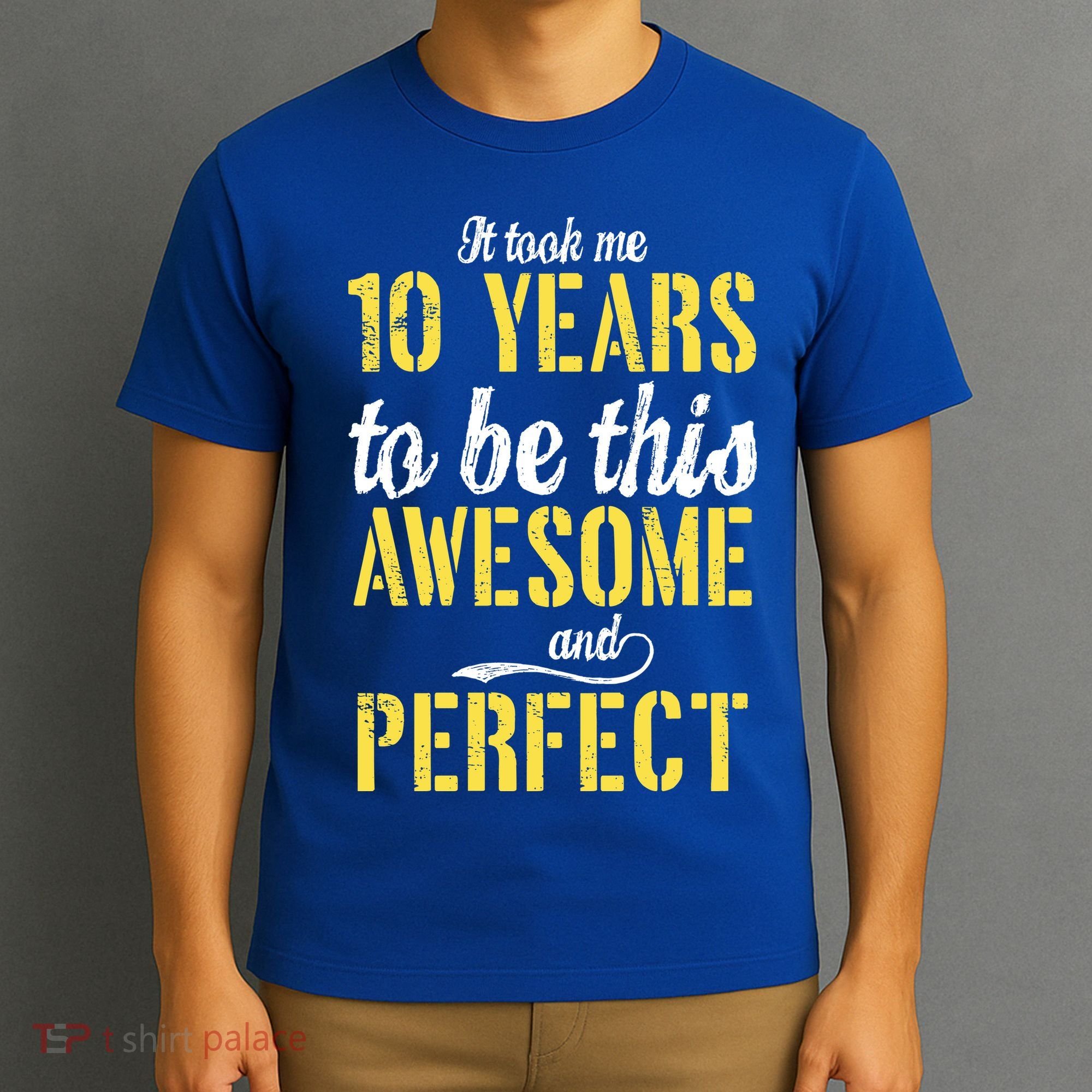Took Me 10 Years To Be This Awesome And Perfect T-Shirt
